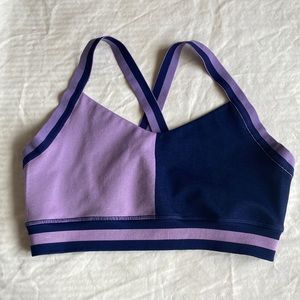 Fabletics Size Large Purple Sports Bra